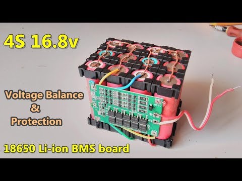 4s 16.8v 40A BMS 18650 Li Ion Battery Pack - Voltage Balance With Protection Board | POWER GEN
