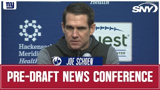 Giants GM Joe Schoen discusses NFL Draft plan, Daniel Jones and potentially drafting a new QB | SNY