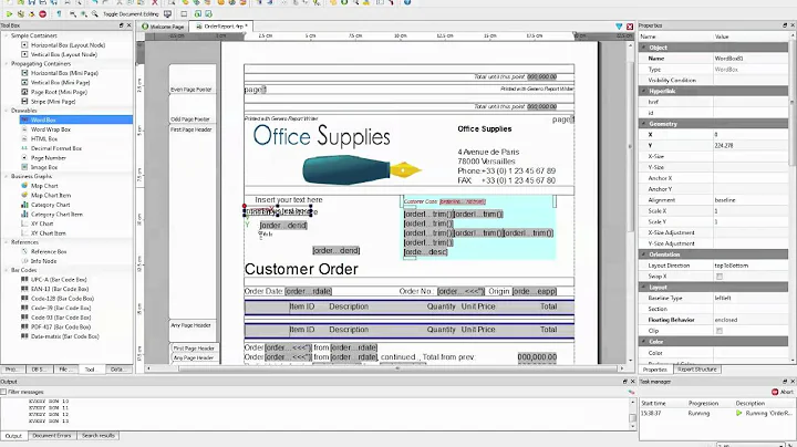 9. Genero Report Writer 2.40 - Demo