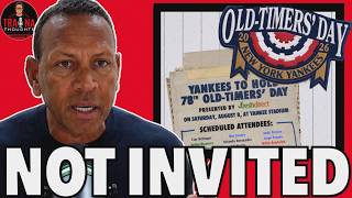 Alex Rodriguez didn't get invited to Old Timers Day