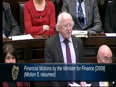 Deputy Michael D Higgins's Budget speech