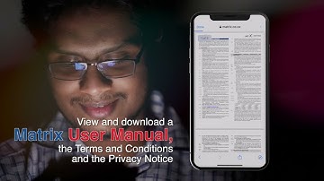 Matrix App Tutorial Video 8 - How to access resources, statements and installation certificates