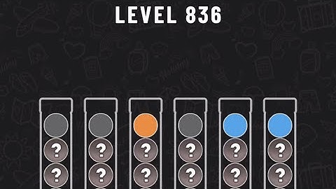 Ball Sort Puzzle Level 836 #ballsortpuzzle #ballsortpuzzlegameplay #puzzlegame #mobilegames