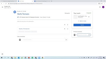 05 Questions, Assignments and Quizzes on Google Classroom