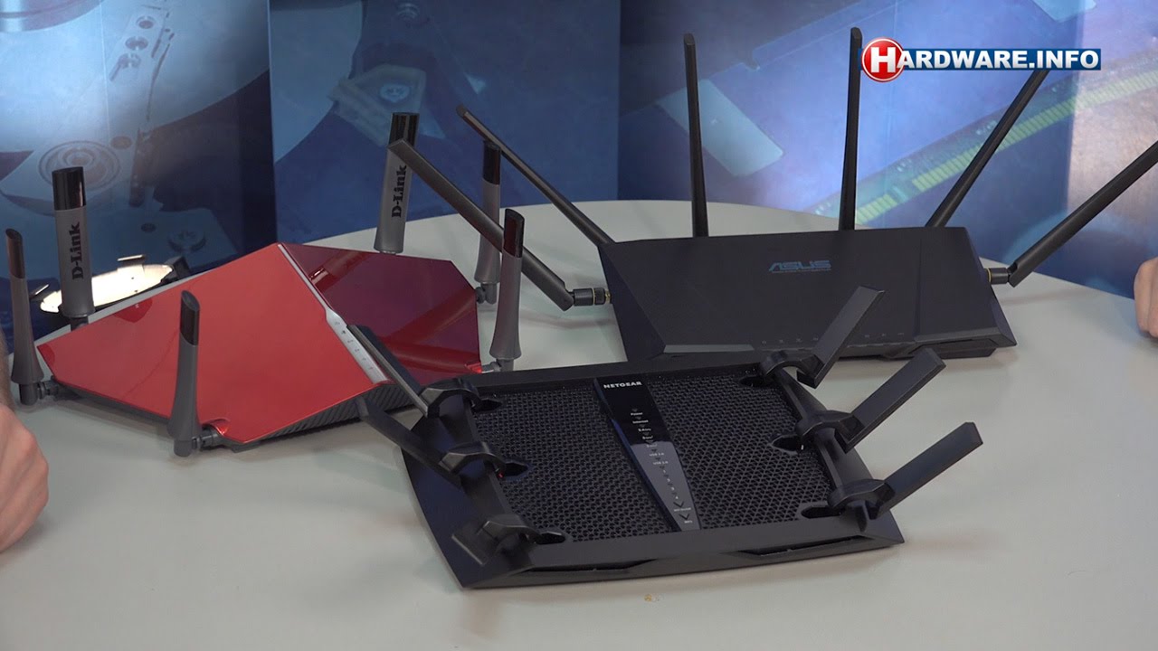 802.11ac triband routers van ASUS, DLink en Netgear review Hardware