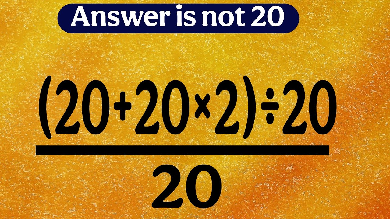 Order of Operations and Long Division