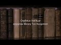 Orpheus Instituut acquires prestigious library Ton Koopman