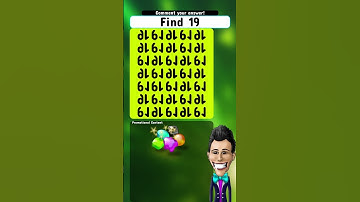 Find #Odd Number 19 | Family Friendly | Iq test | #iq #shorts #education