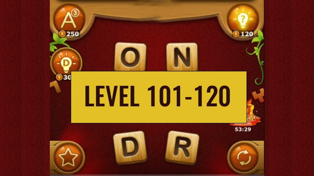 Word Connect Game Level 101-120