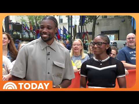 Noah Lyles, Melissa Jefferson-Wooden Talk Innovative Competition