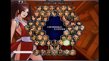 THE KING OF FIGHTERS 2002 UNLIMITED MATCH COMPLETED WITH MAI SHIRANUI