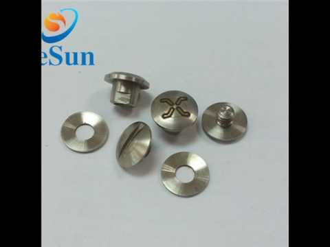 M4 Slotted Countersunk Flat Head Male Screws