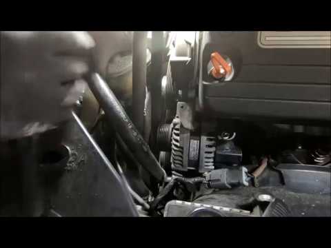 Removing and Installing Alternator on 2005 Honda Accord V6 - YouTube