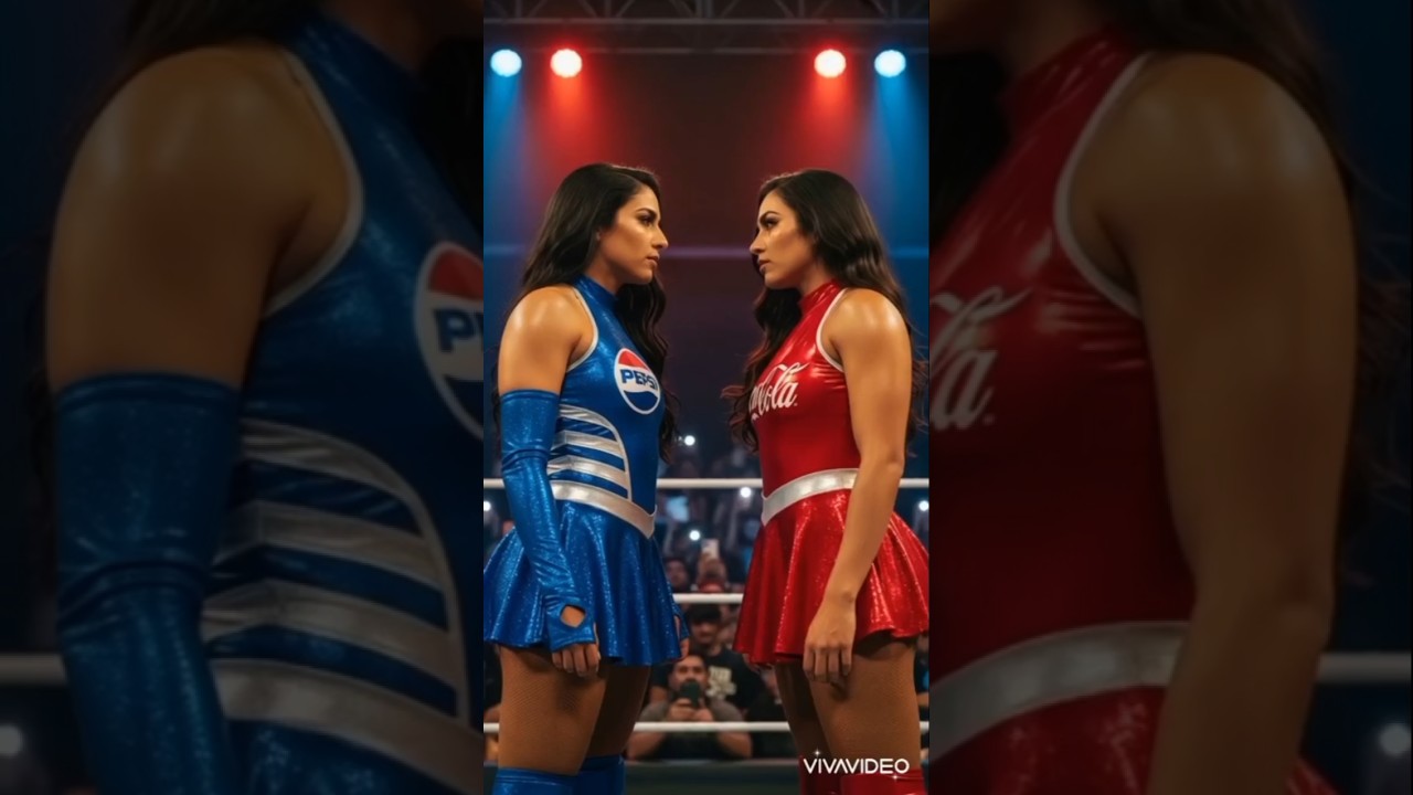 🥤 Pepsi Woman vs Coca-Cola Woman Girl's Wrestling 