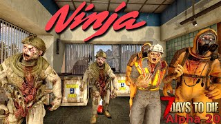 7 Days To Die - American Ninja - EP13 -  The Battle For Food! (Alpha 20)