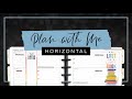 My Bookish Planner Theme :: Plan with Me in a Classic Happy Planner Horizontal Layout