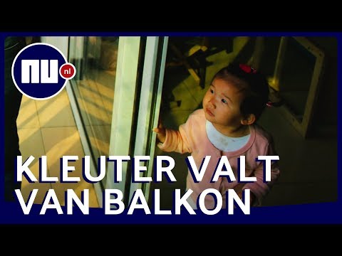 Video: Kind Valt Van Een Zesde Verdieping En Overleeft