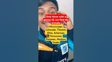 Only those with a genius IQ can find the mistake #shorts #find #iqtest #search