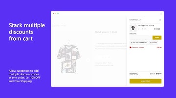 DiscountYard — Stack Discounts & automatics discounts on cart walk-through