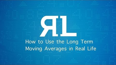 How to Use the Long Term Moving Averages in Real Life