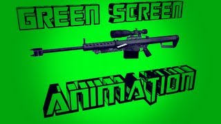 Barret ( All cod) Spinning | Green Screen and Wireframe