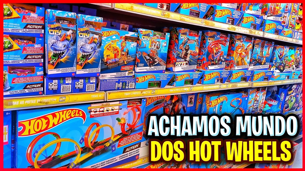 Carrinho Hot Wheels C/ Pista De Lançamento Vertical Action