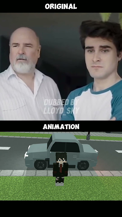 Animasi VS Original | aku lagi di aa mai #minecraft #dubbing #shorts #tiktok #fyp #animation #memes