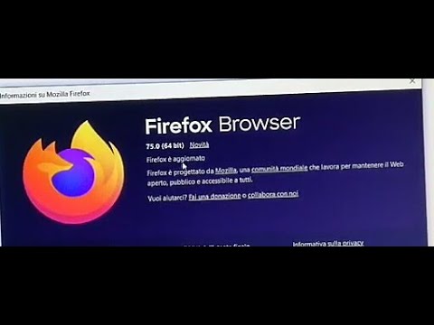 Video: Come Aggiornare Mozilla Firefox