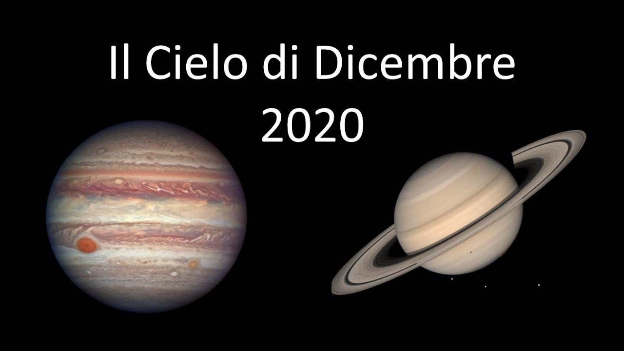 Il cielo di Dicembre Congiunzione GioveSaturno il 21 Dicembre YouTube