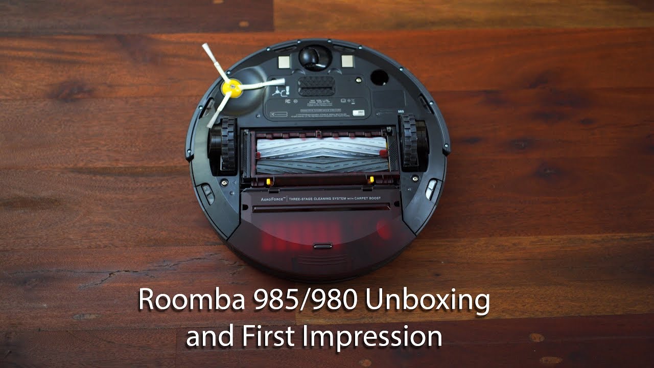 iRobot Roomba 985/980 Vacuum Unboxing and First Use Impression +  Interaction w/Cats