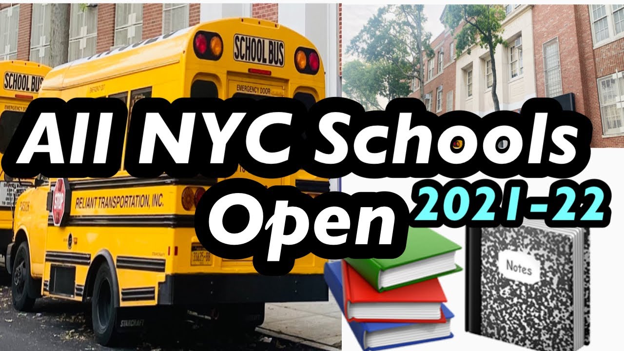 NYC Schools Open Today First Day of NYC Schools NYC Schools Re