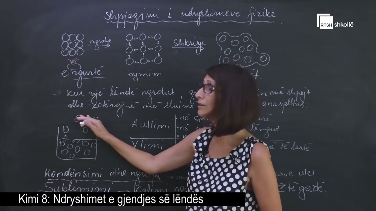 Ndryshimet e gjendjes së lëndës | Kimi 8