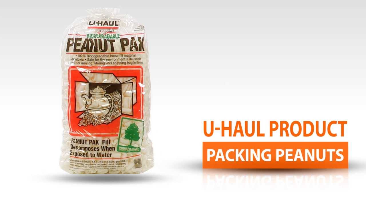 UHaul Biodegradable Packing Peanuts YouTube