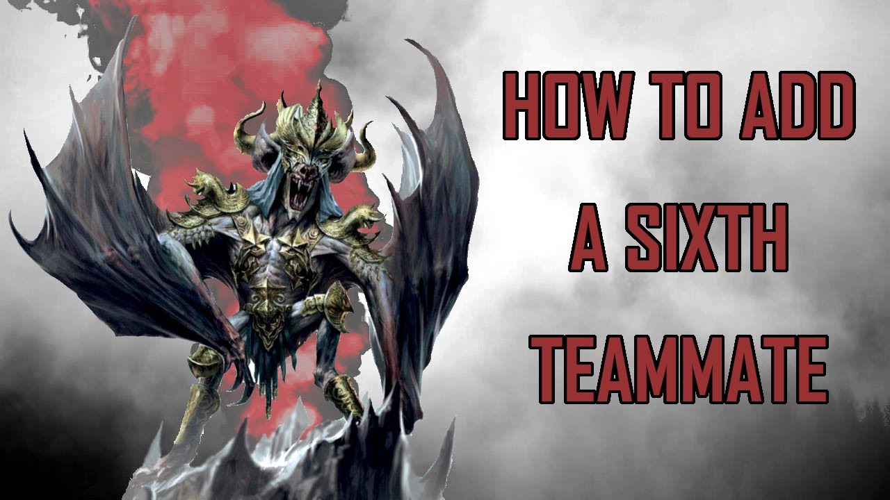 HOW TO ADD A 6TH TEAMMATE IN SMITE!