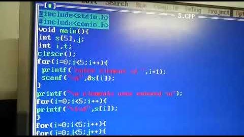 sort element of an array in ascending order using c language | c language