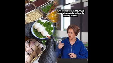 POV You’re a teen in the #2000s memorizing math formulas with nursery rhymes #nostalgia #