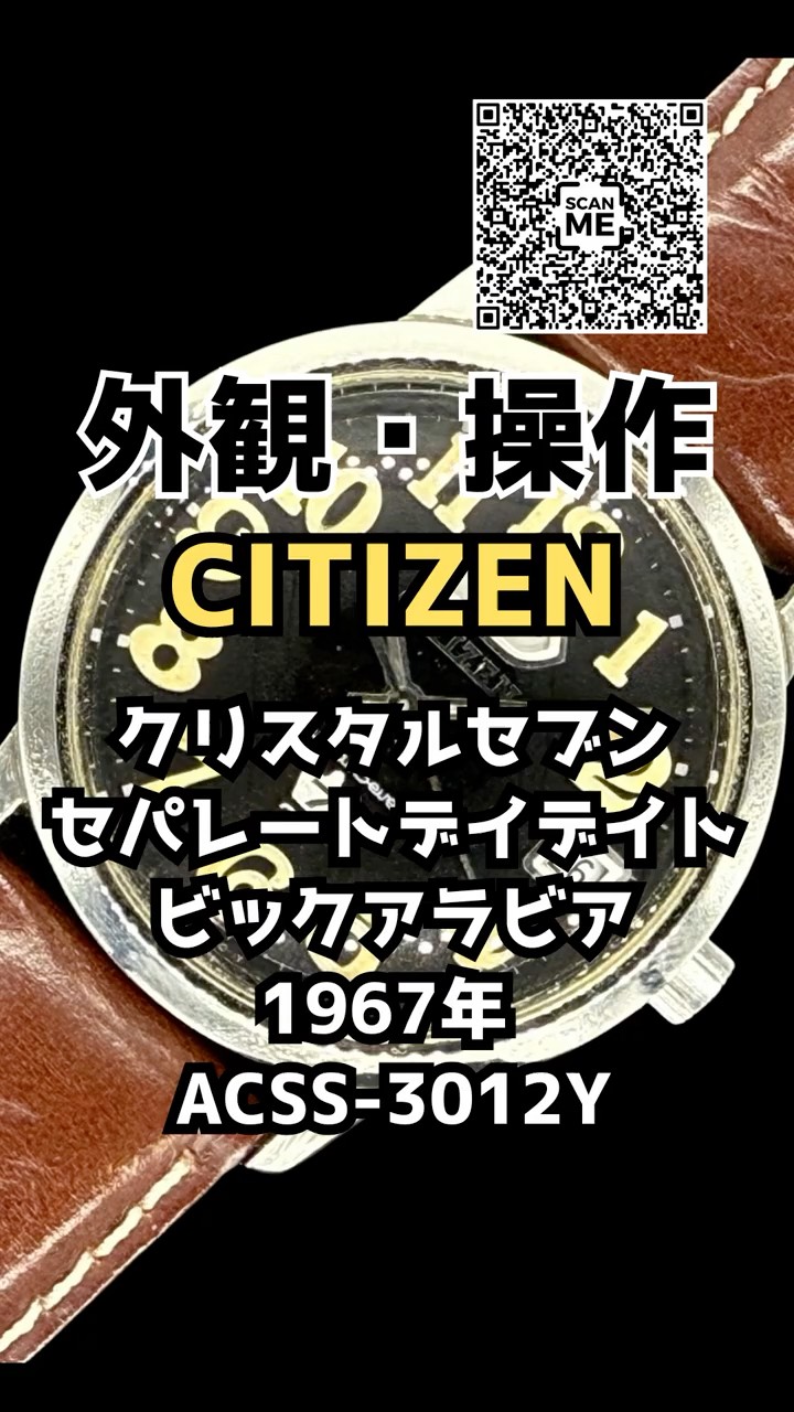 CITIZEN Crystal Seven 腕時計 ACSS 3012-Y JA-3404| シチズン クリスタルセブン デイデイト ACSS-3012Y SS