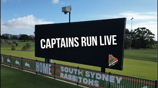 Rabbitohs Captains Run Live