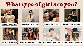 What Type of Girl Are You? 👀💘  | Personality Quiz @quizgalaxtopia