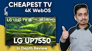 Lg Best 4K Uhd Smart Tv Lg Up7550 55 Inch Unboxing And Review