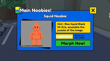 How To Get Squid Noobie In Find The Noobies Roblox | Squid Noobie Location
