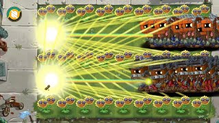 Pvz 2 Battle - 1 Plant Food Vs 200 Brickhead Zombie Plants Vs Zombies 2