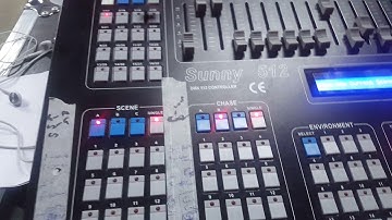Sunny 512 dmx console tutorial 1