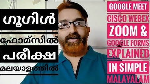 How to use Google Meet, Cisco WebEx, Zoom and Google Forms