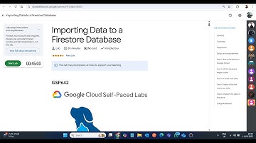 [NIEUW 2025] Gegevens importeren naar een Firestore-database || Bijgewerkte laboplossing || Googl...