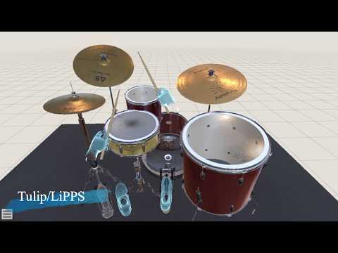 【Aerodrums 3D】VRドラムでデレステのTulipを叩いてみた