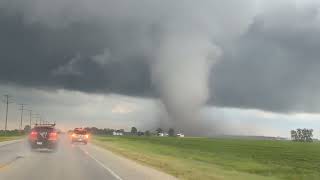 Large Multi-Vortex Tornado (Part 2) - Dwight, Il - 06/11/2026