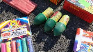 Lighting Legal Fireworks Off In The Evening