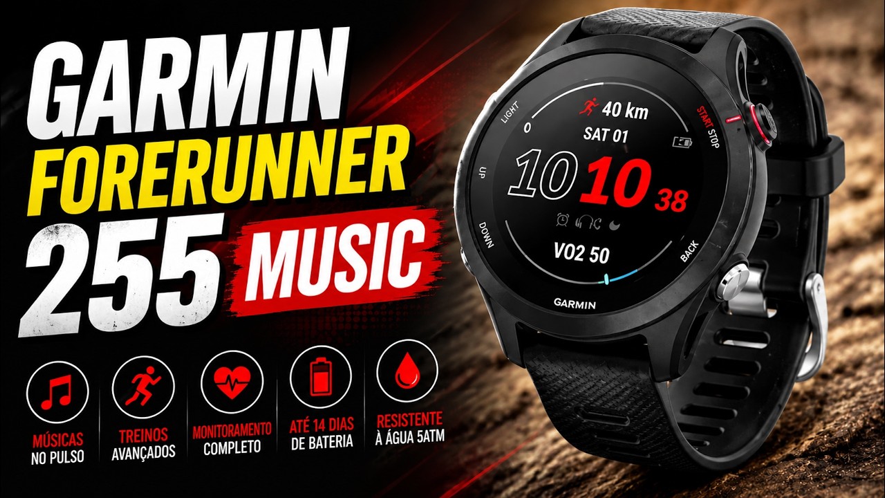 Garmin 255 music faz MUITO mais do que você imagina - YouTube