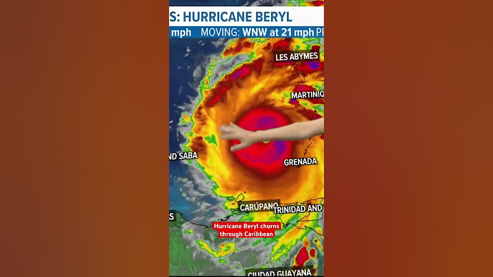 Hurricane Beryl moving through Caribbean as category 4 storm!